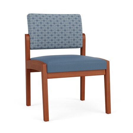 Lesro Lenox Armless Guest Chair, 22.5 in W 26 in L 31.5 in H LW1102